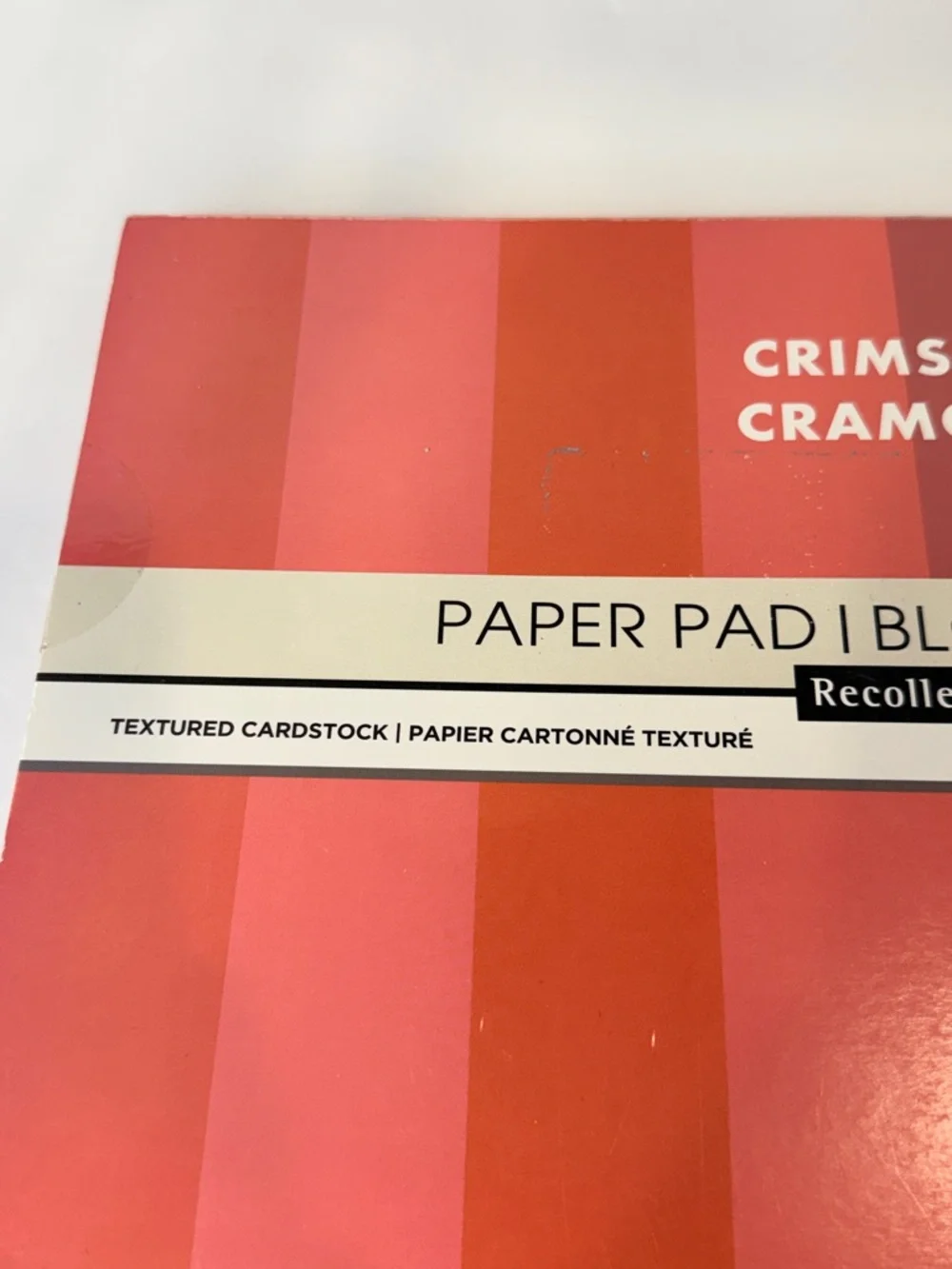 🆕 Crimson Cardstock Paper Pad 12x12 48 Sheets Acid Free